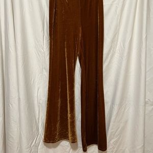 High waisted, Velvet bell bottoms, size medium